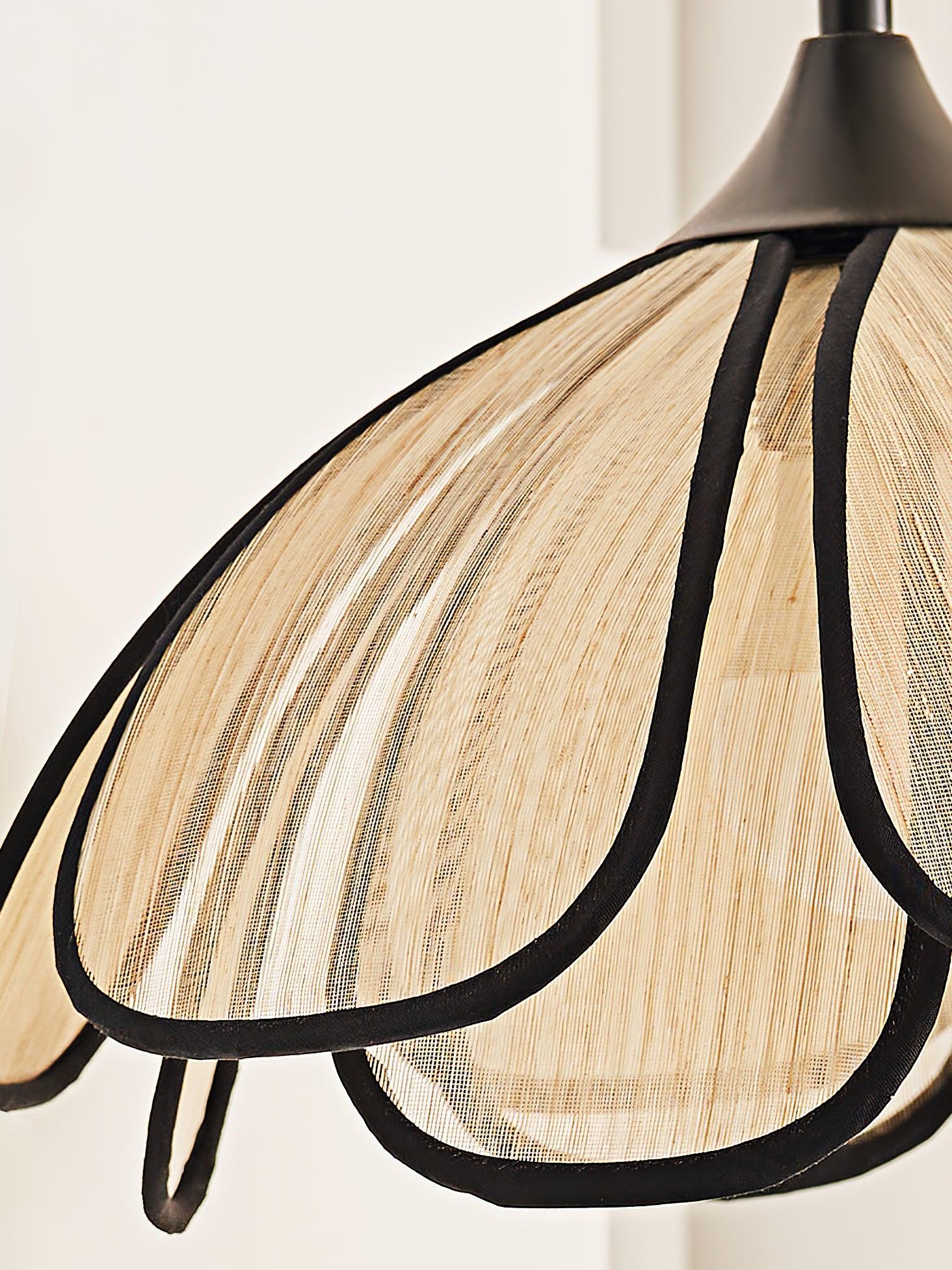 Ivsiliel Natural Burnt Petal Wall Lamp-Neutral Decor