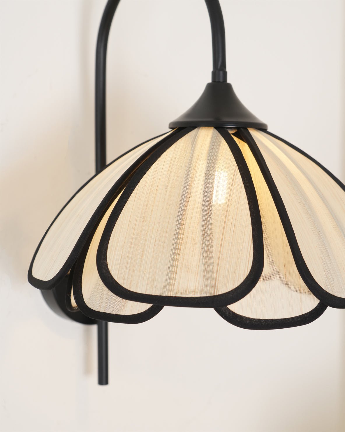 Ivsiliel Natural Burnt Petal Wall Lamp-Neutral Decor