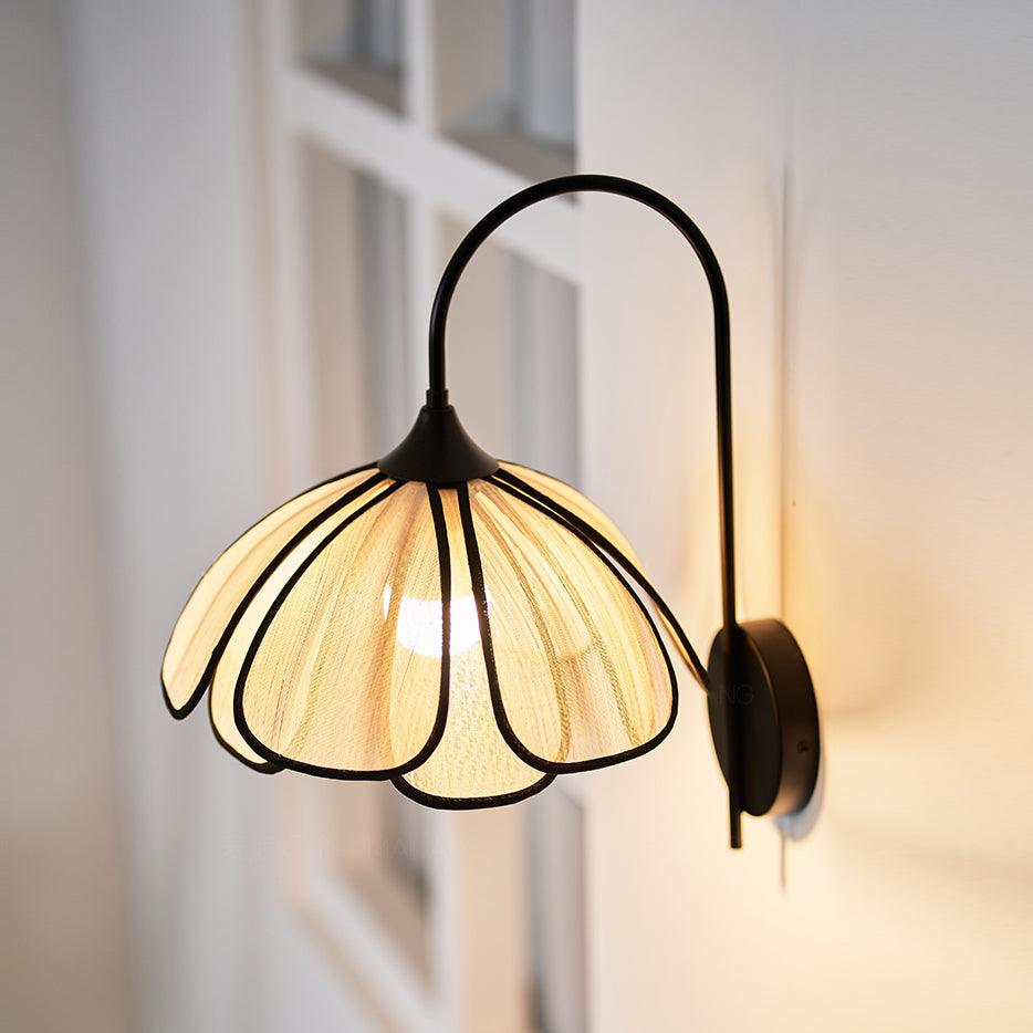 Ivsiliel Natural Burnt Petal Wall Lamp-Neutral Decor