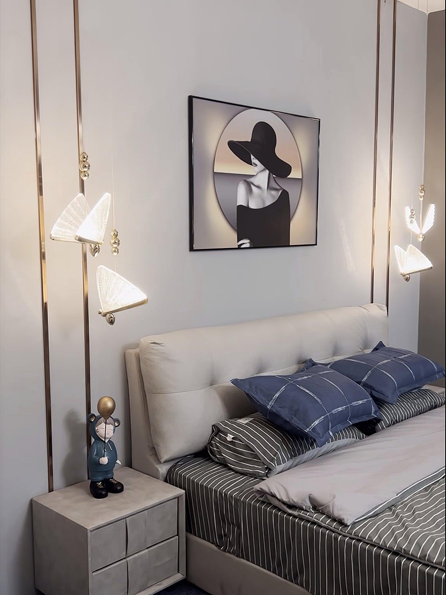 Lunora Modern Butterfly Pendant Light-Neutral Decor