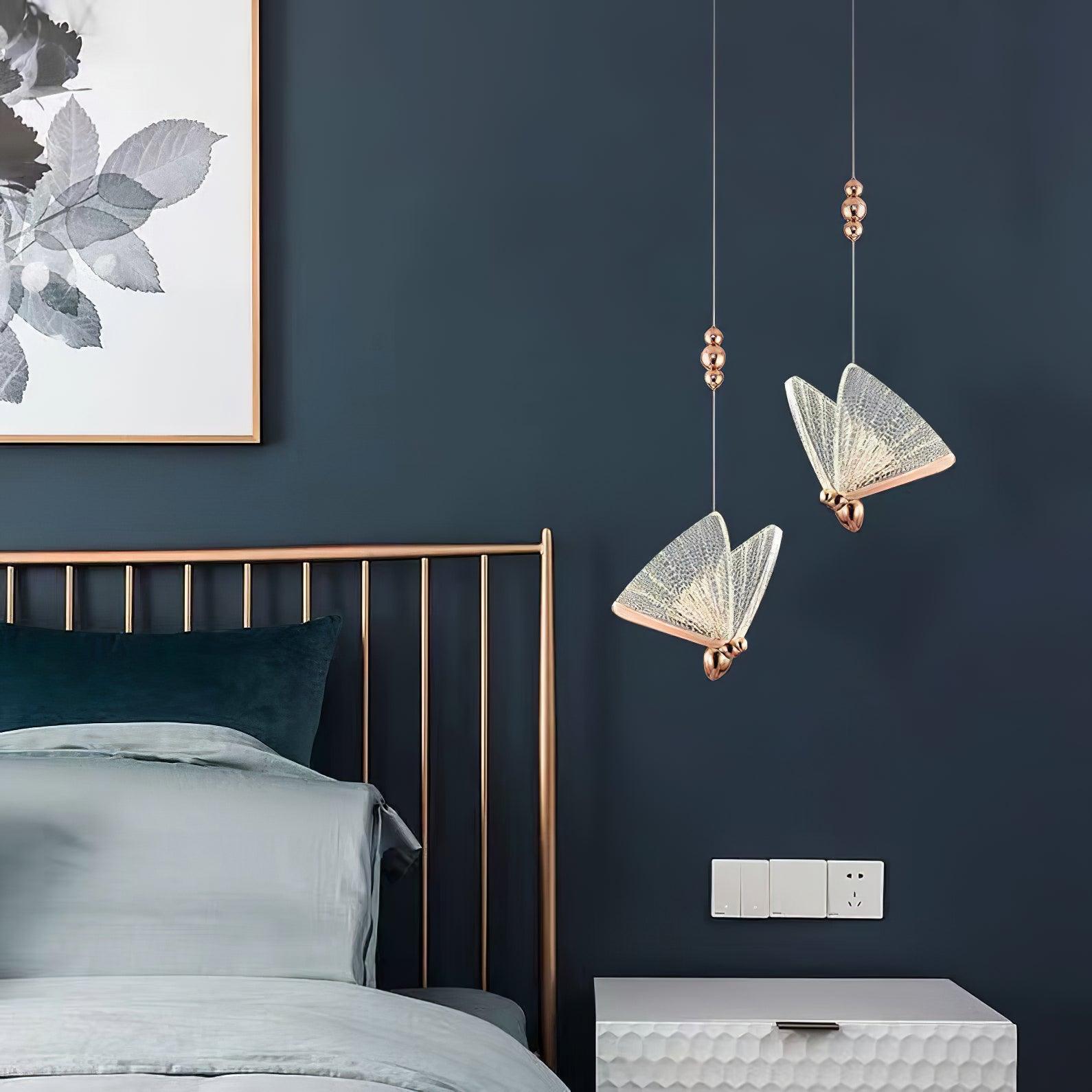 Lunora Modern Butterfly Pendant Light-Neutral Decor