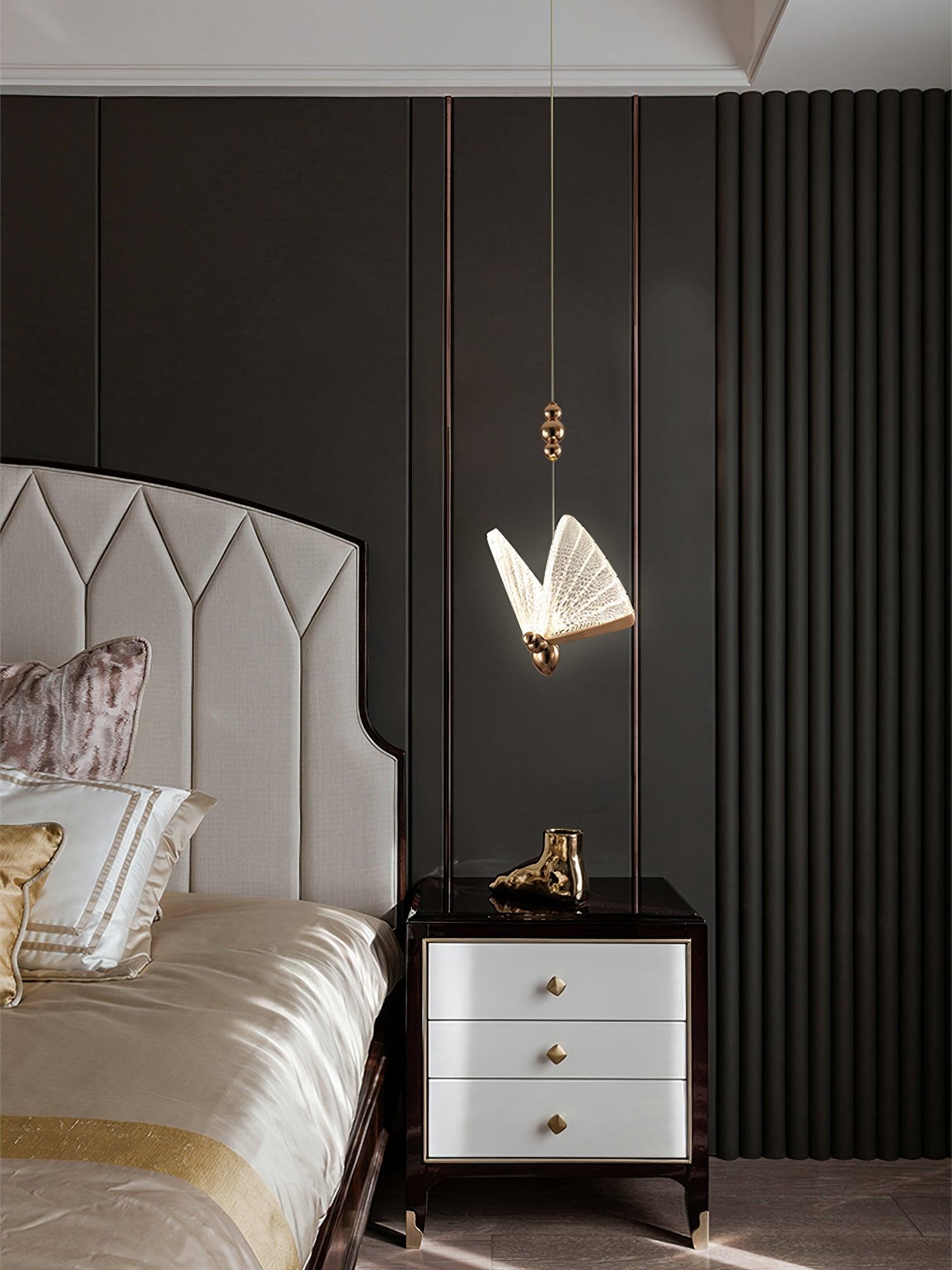 Lunora Modern Butterfly Pendant Light-Neutral Decor