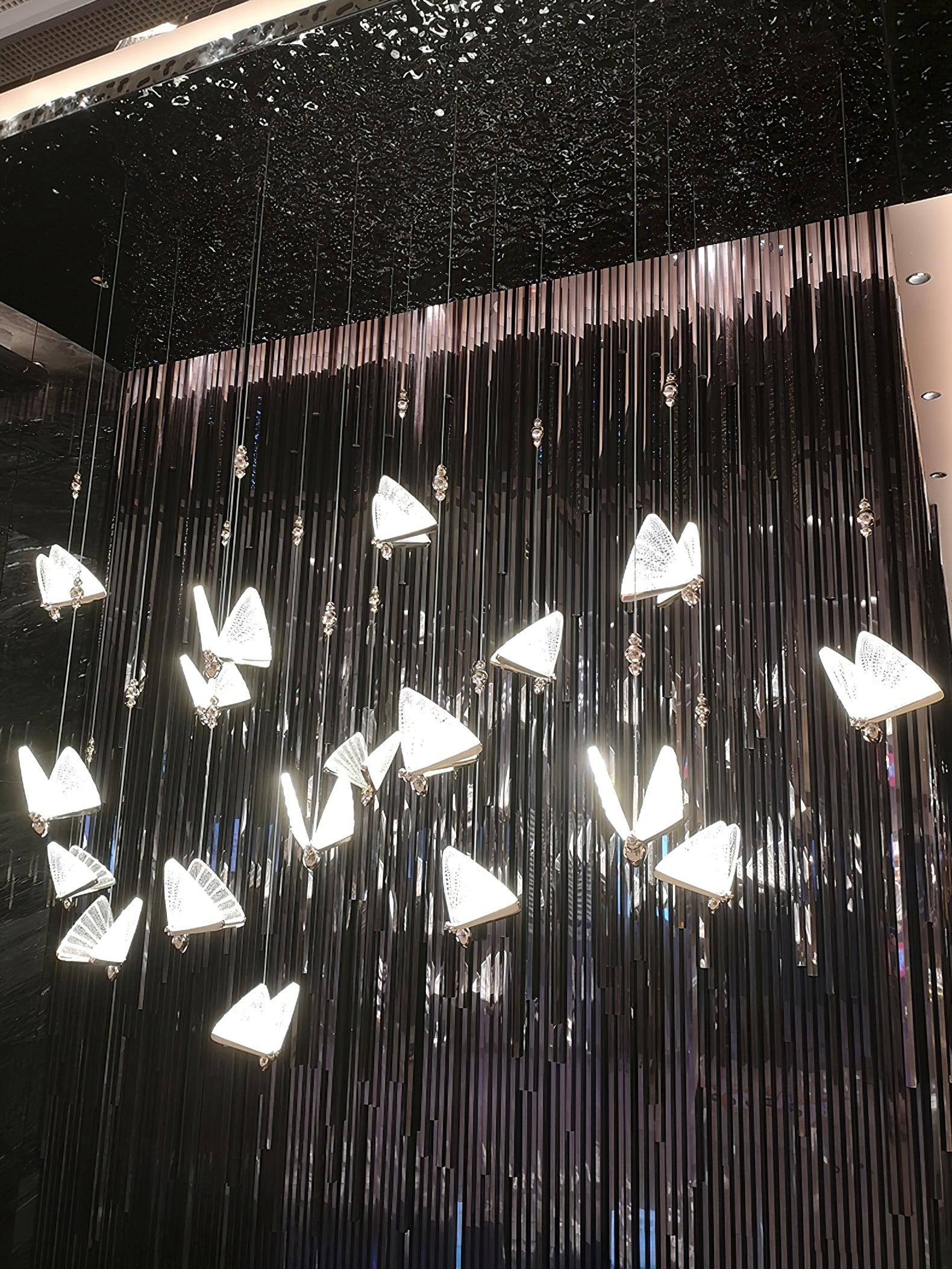 Lunora Modern Butterfly Pendant Light-Neutral Decor
