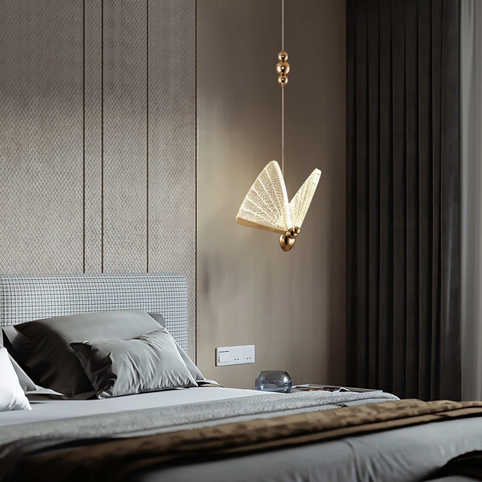Lunora Modern Butterfly Pendant Light-Neutral Decor