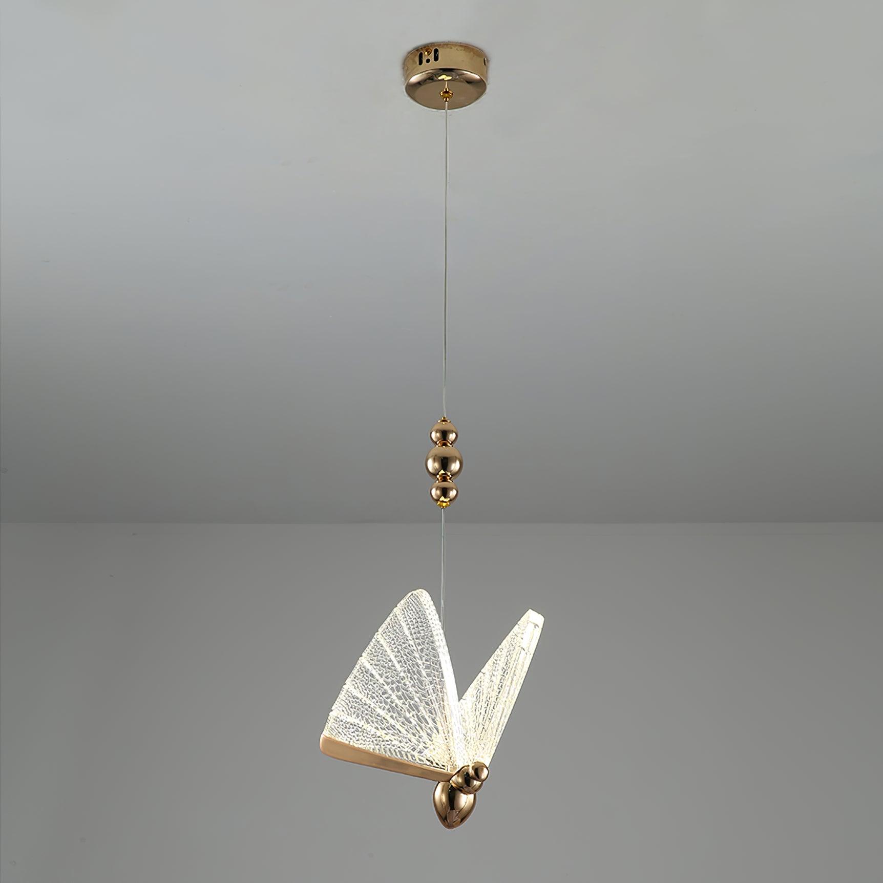 Lunora Modern Butterfly Pendant Light-Neutral Decor