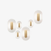 Dexven Premium Nordic Art Button Glass Wall Lamp-Neutral Decor
