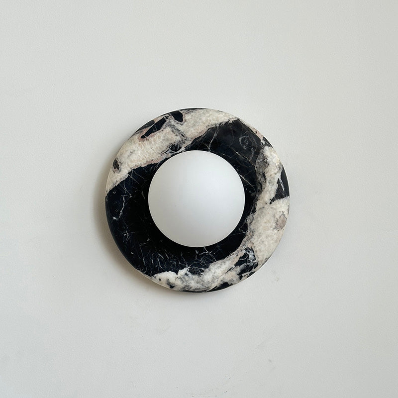 Hako Marble Indoor Wall Sconce - Neutral Decor