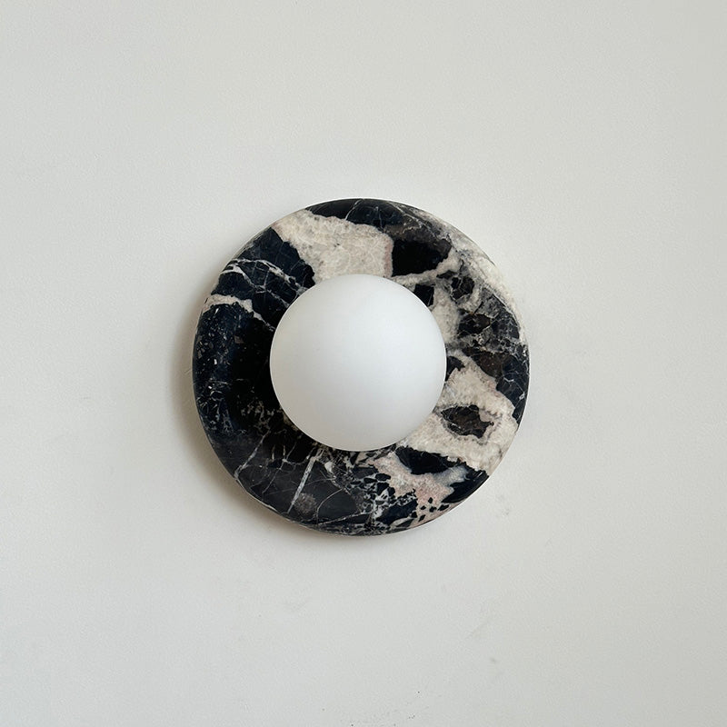 Hako Marble Indoor Wall Sconce - Neutral Decor