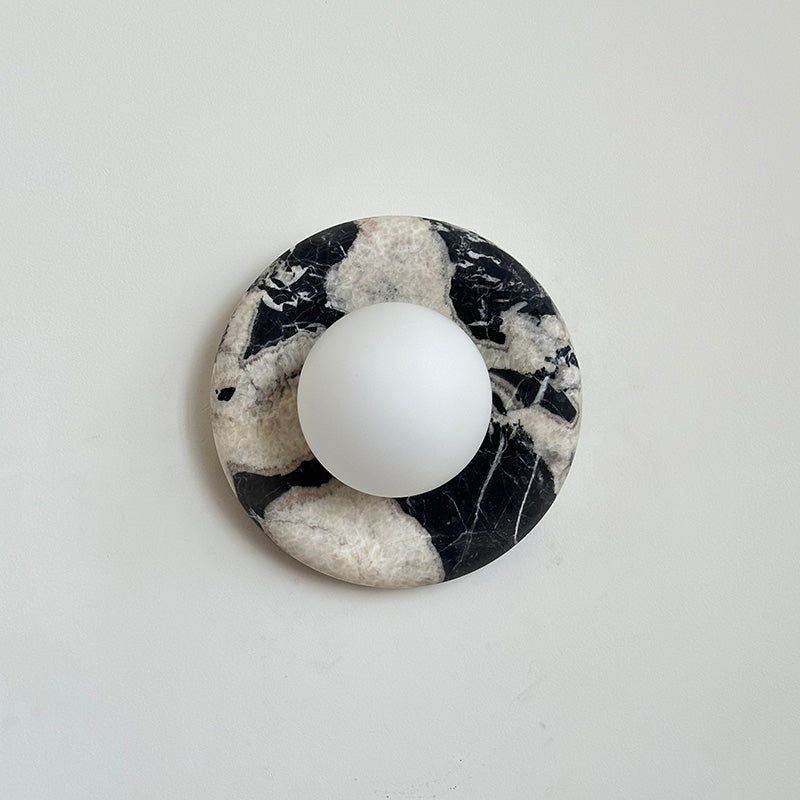 Hako Marble Indoor Wall Sconce - Neutral Decor