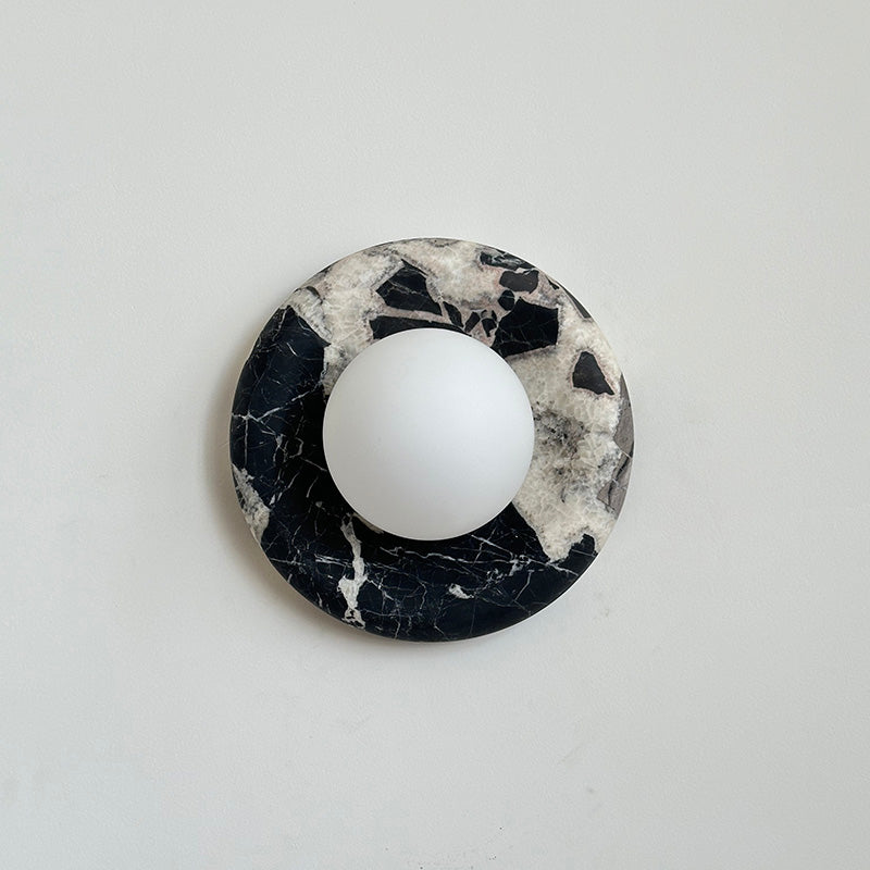 Hako Marble Indoor Wall Sconce - Neutral Decor