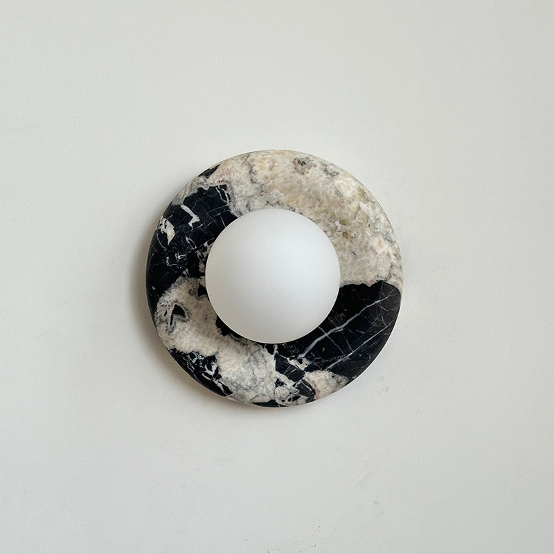 Hako Marble Indoor Wall Sconce - Neutral Decor