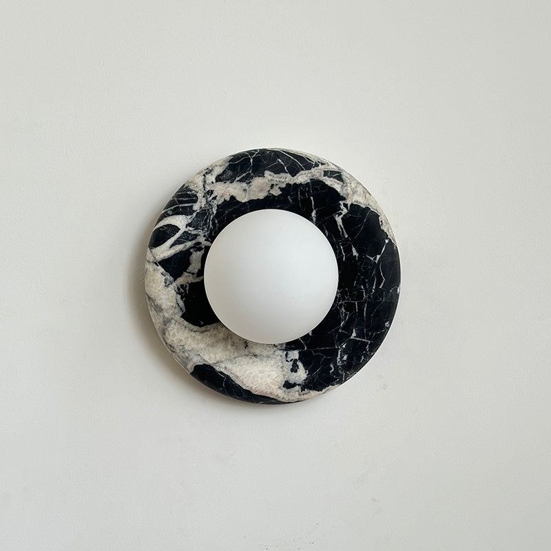 Hako Marble Indoor Wall Sconce - Neutral Decor