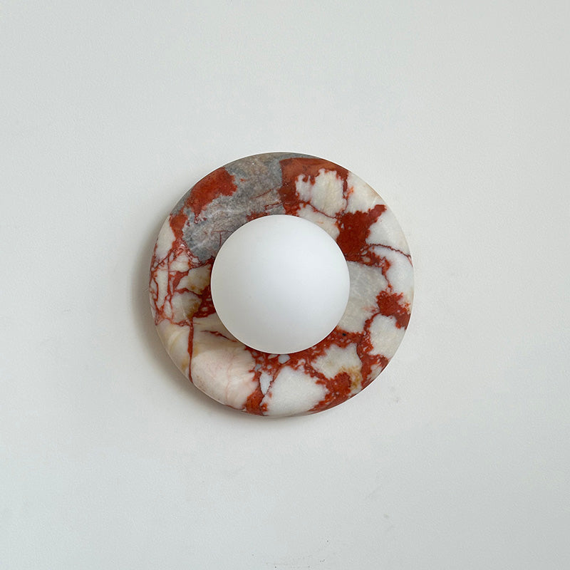 Hako Marble Indoor Wall Sconce - Neutral Decor