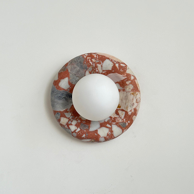 Hako Marble Indoor Wall Sconce - Neutral Decor