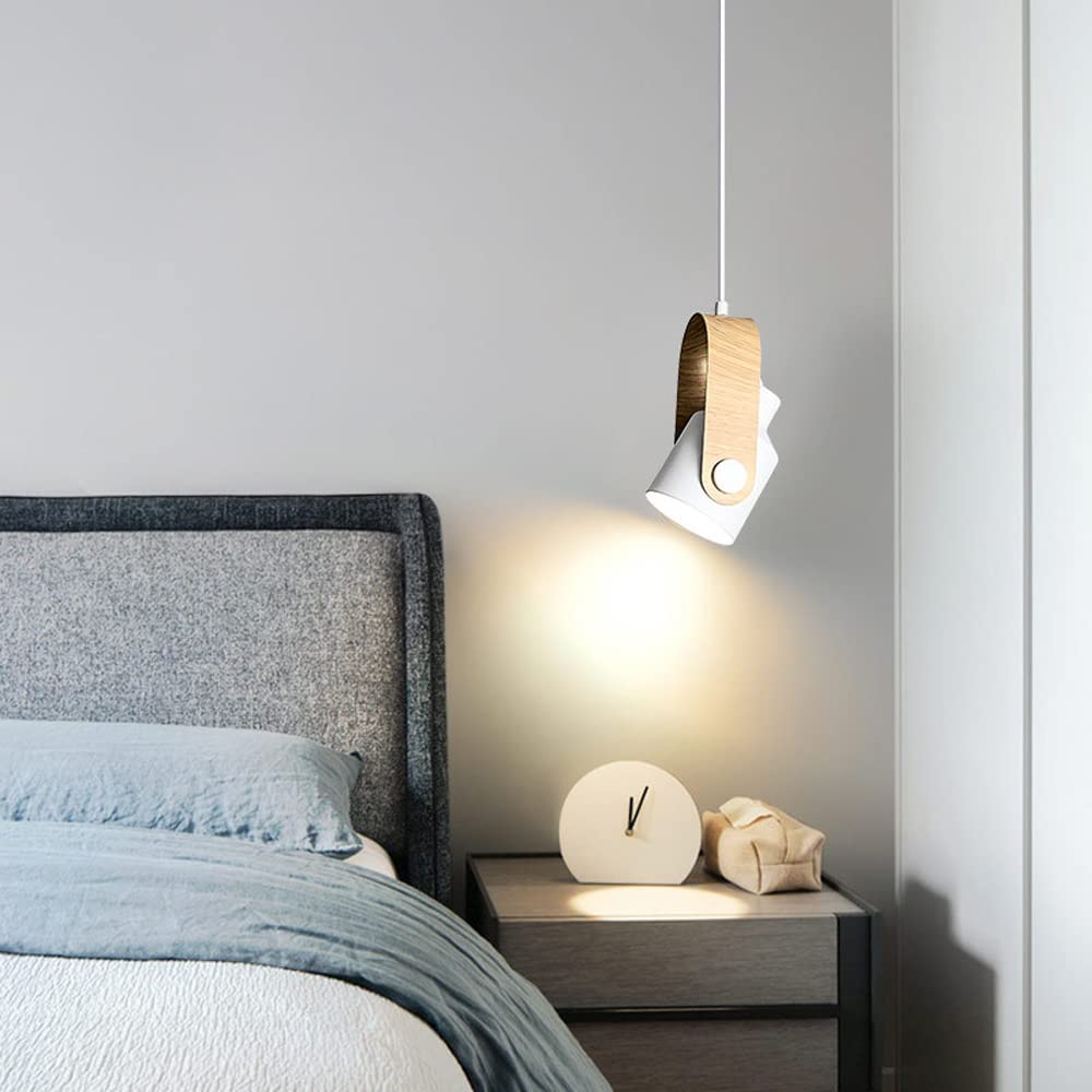 Valentina Modern Metal LED Pendant Light White Green Black Bedroom - Neutral Decor