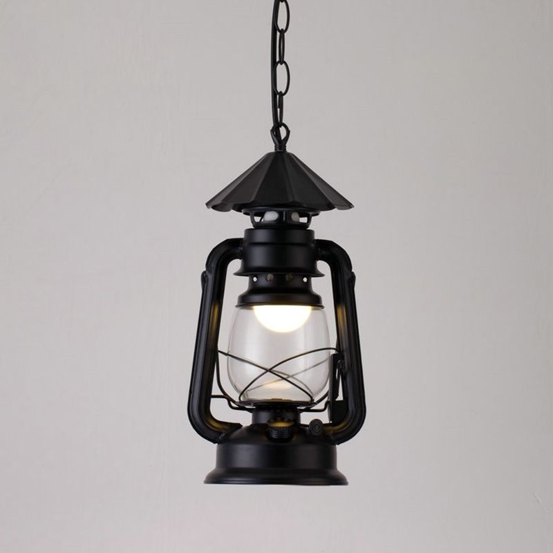 Silva Vintage Rustic Kerosene Pendant Light, 3 Color, 4 Style - Neutral Decor