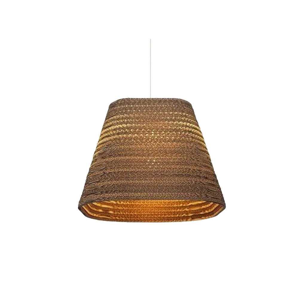 Muto Pastoral Silkworm Rustic Paper Pendant Light - Neutral Decor