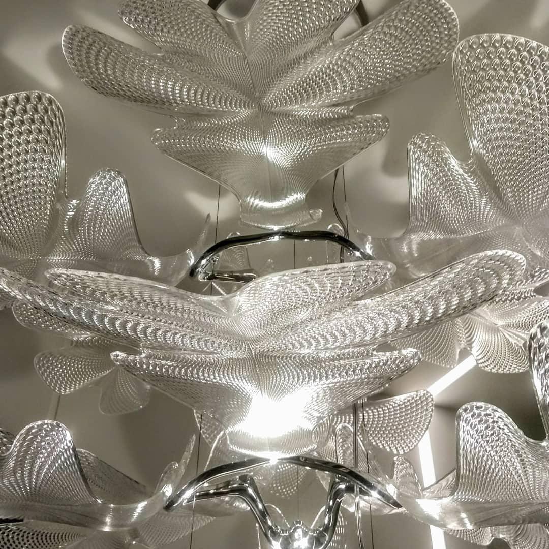 Ravis Chandelier Suspension Clear Leaf-Neutral Decor