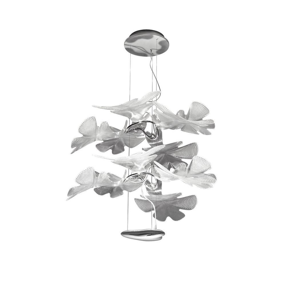 Ravis Chandelier Suspension Clear Leaf-Neutral Decor