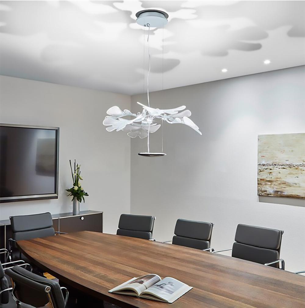 Ravis Chandelier Suspension Clear Leaf-Neutral Decor