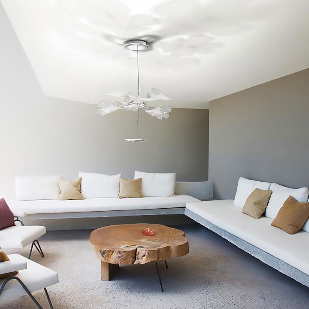 Ravis Chandelier Suspension Clear Leaf-Neutral Decor