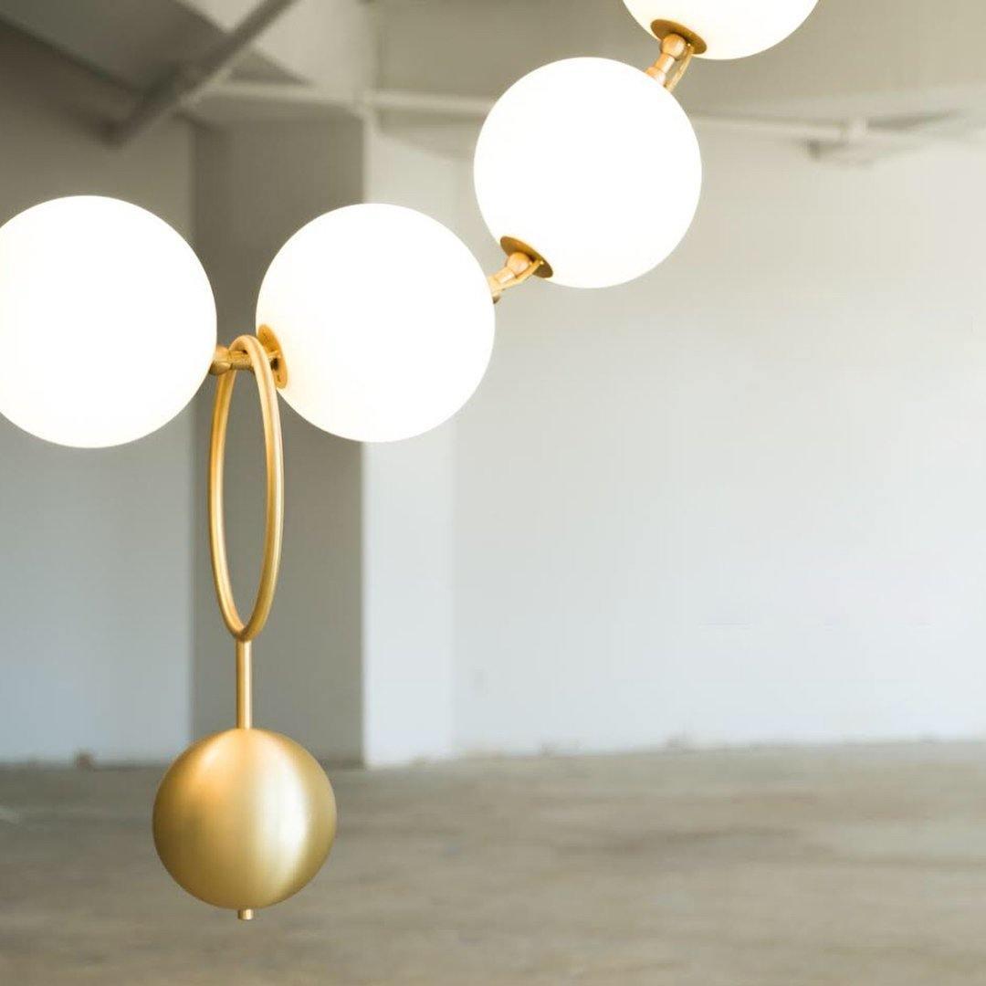 Lustra Pendant Lamp Necklace Glass-Neutral Decor