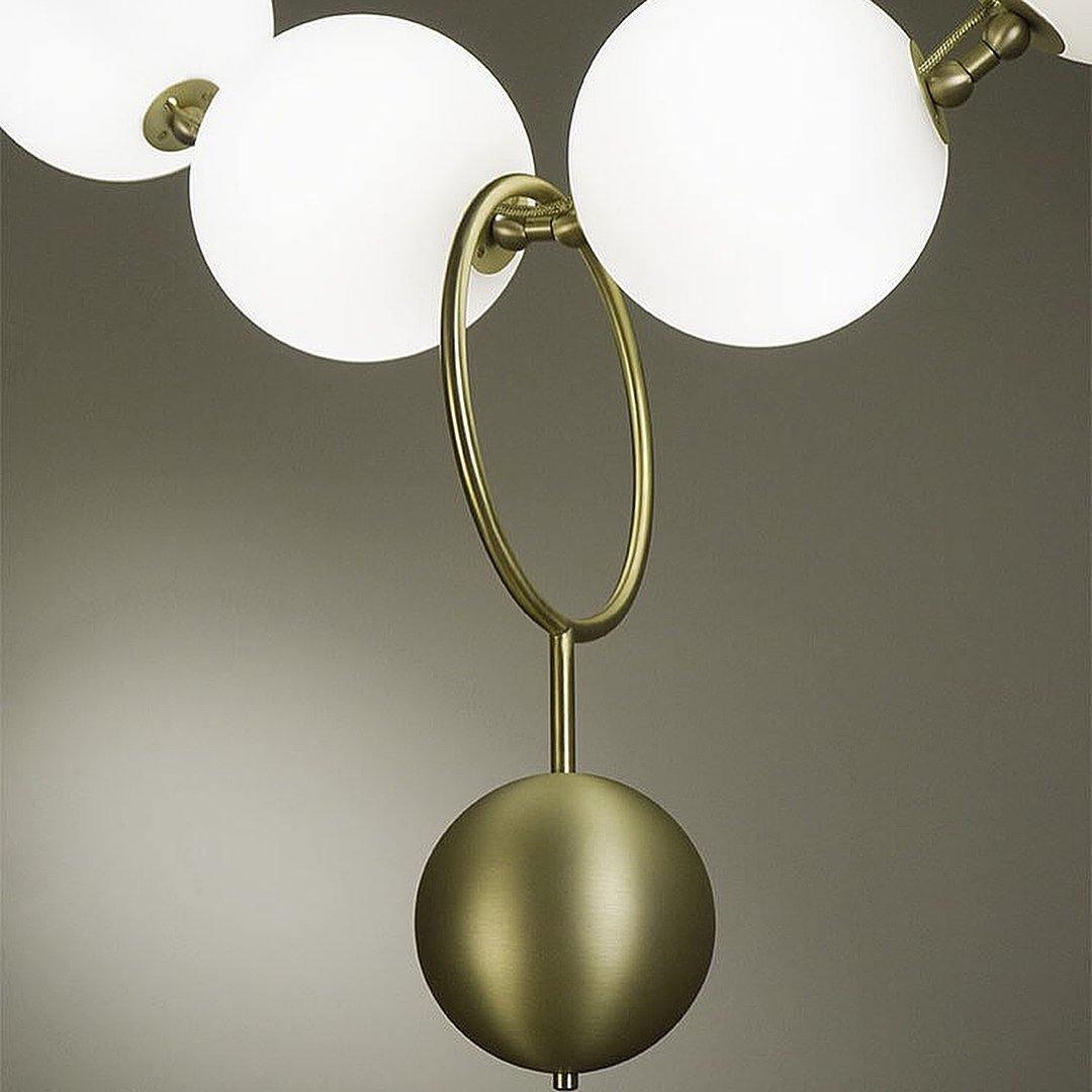 Lustra Pendant Lamp Necklace Glass-Neutral Decor