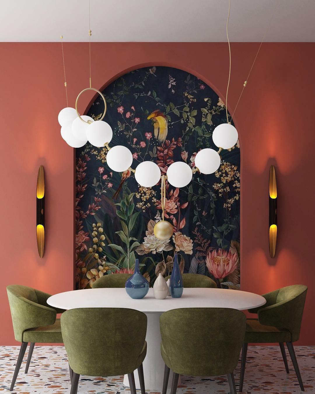 Lustra Pendant Lamp Necklace Glass-Neutral Decor