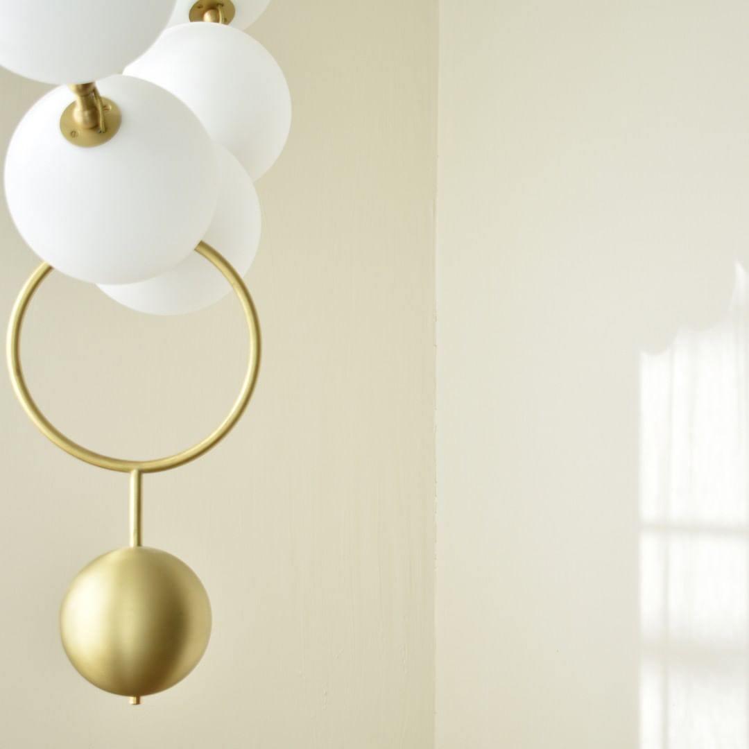 Lustra Pendant Lamp Necklace Glass-Neutral Decor