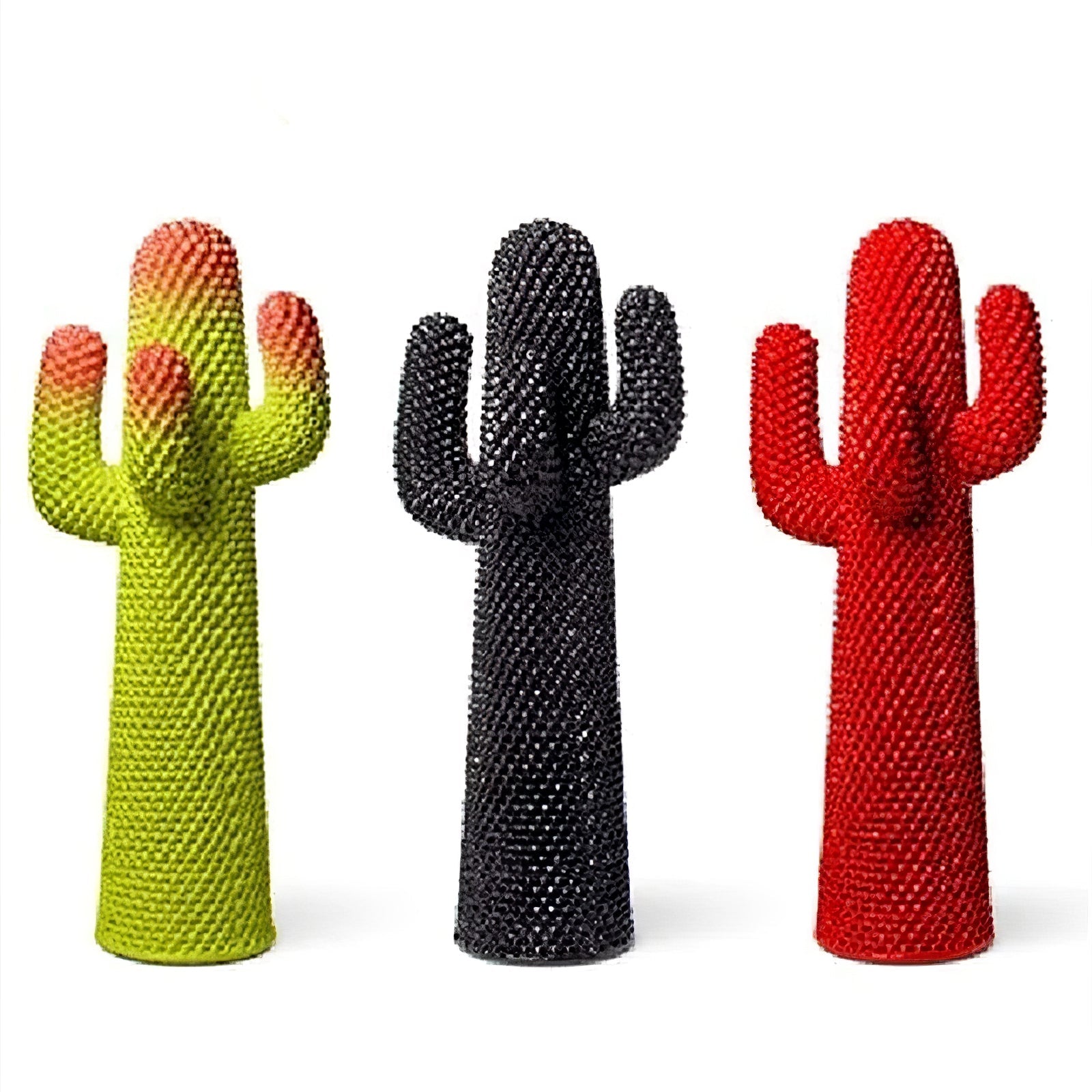 Mello Sculptural Cactus Coat Rack-Neutral Decor