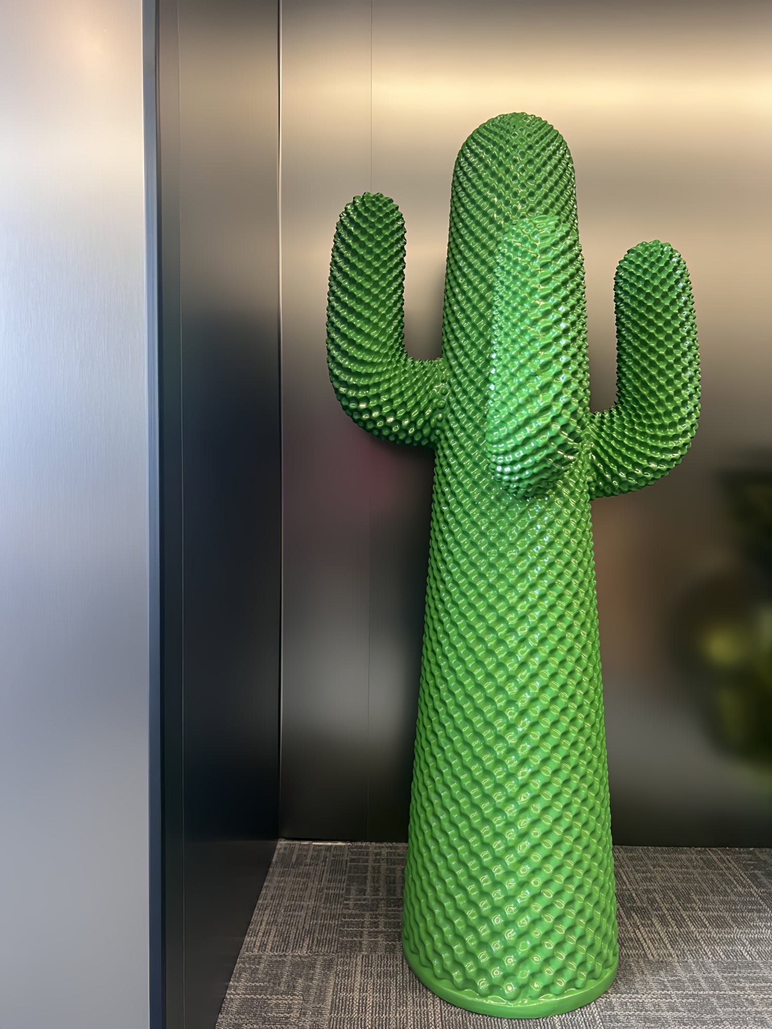 Mello Sculptural Cactus Coat Rack-Neutral Decor