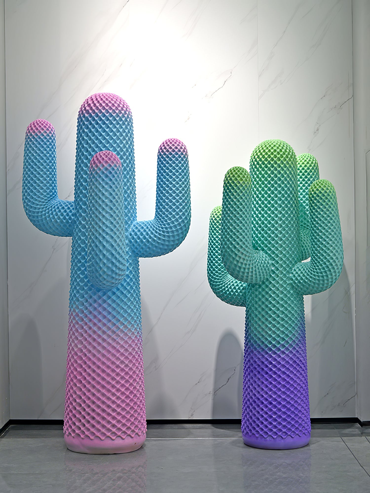 Mello Sculptural Cactus Coat Rack-Neutral Decor