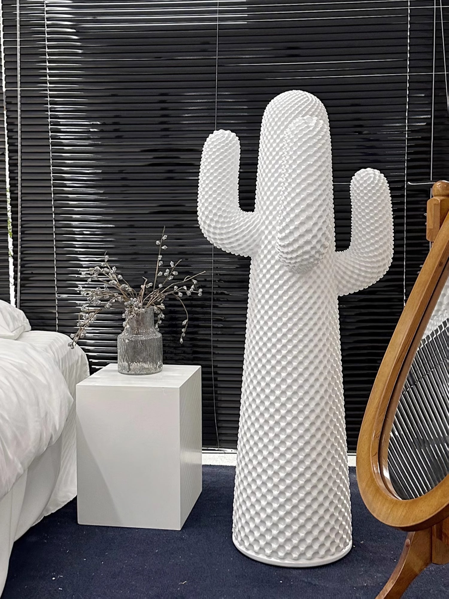 Mello Sculptural Cactus Coat Rack-Neutral Decor