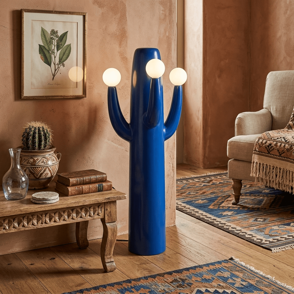 Cactus Luma Totem Floor Lamp-Neutral Decor