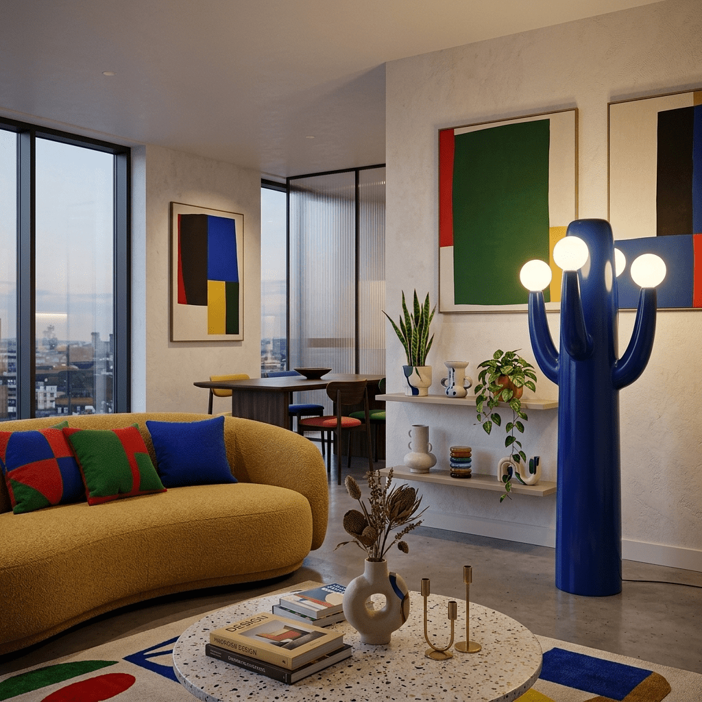 Cactus Luma Totem Floor Lamp-Neutral Decor