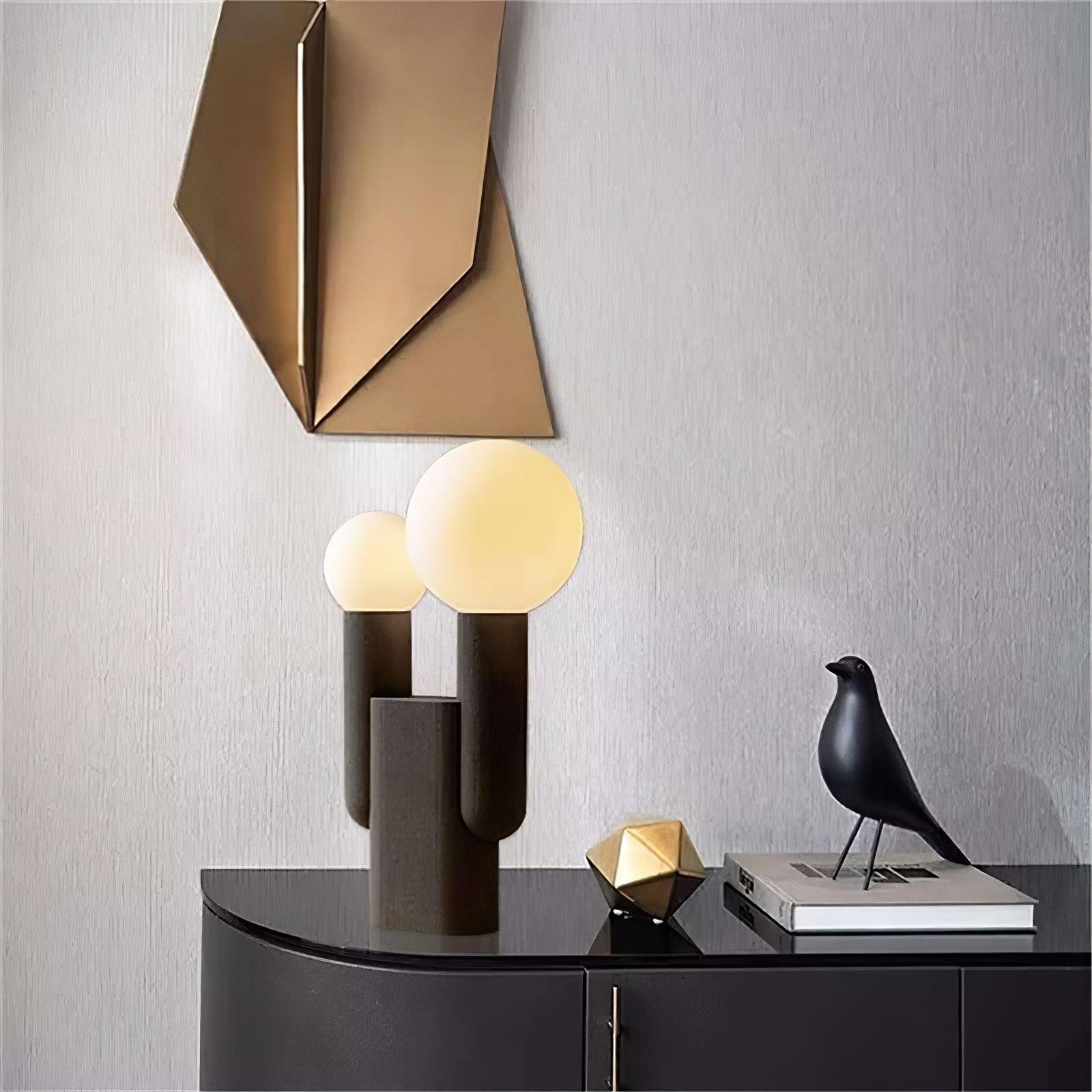 Zevelyre Organic Resin Wall Light-Neutral Decor