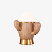Solivice Wooden Whimsical Table Lamp-Neutral Decor