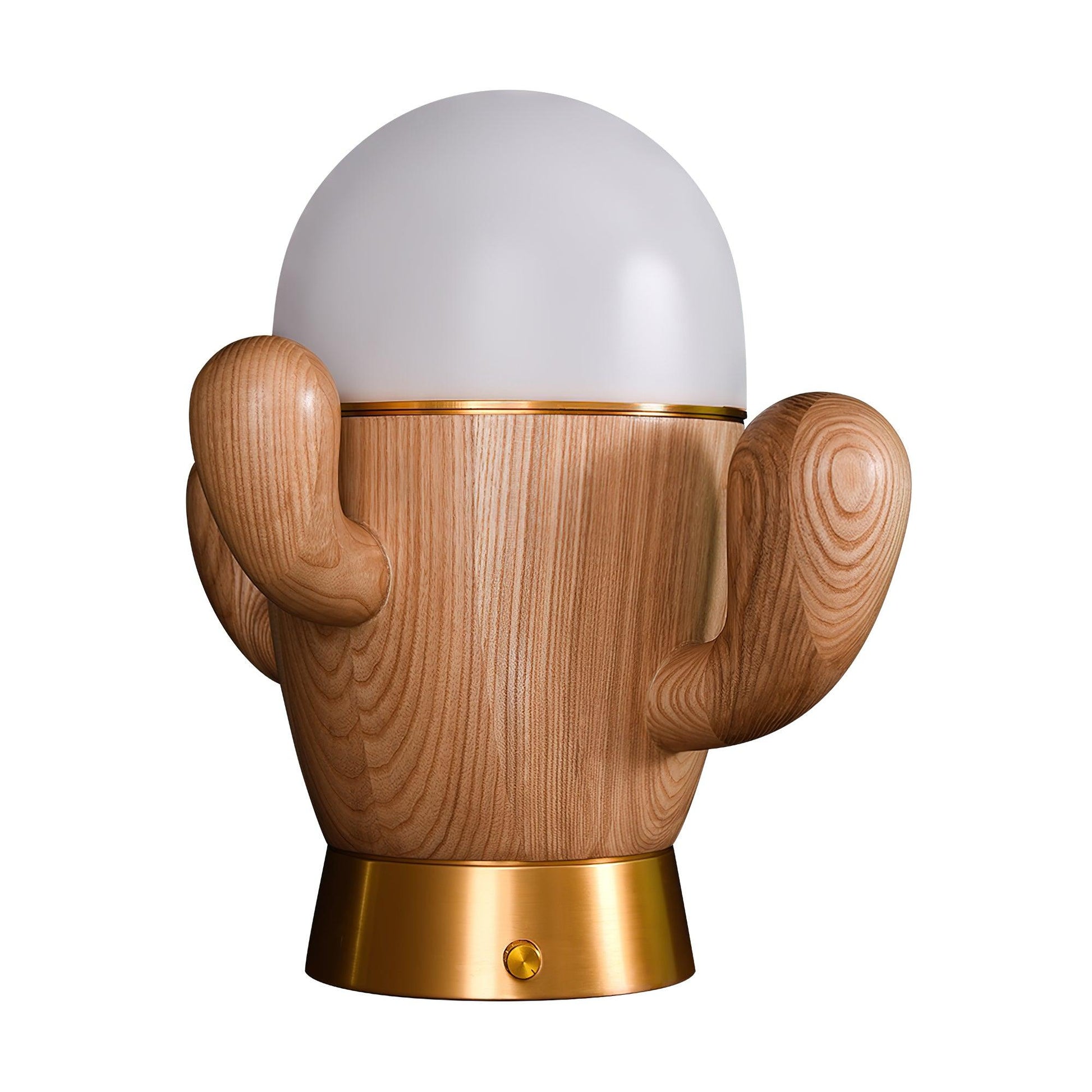 Solivice Wooden Whimsical Table Lamp-Neutral Decor