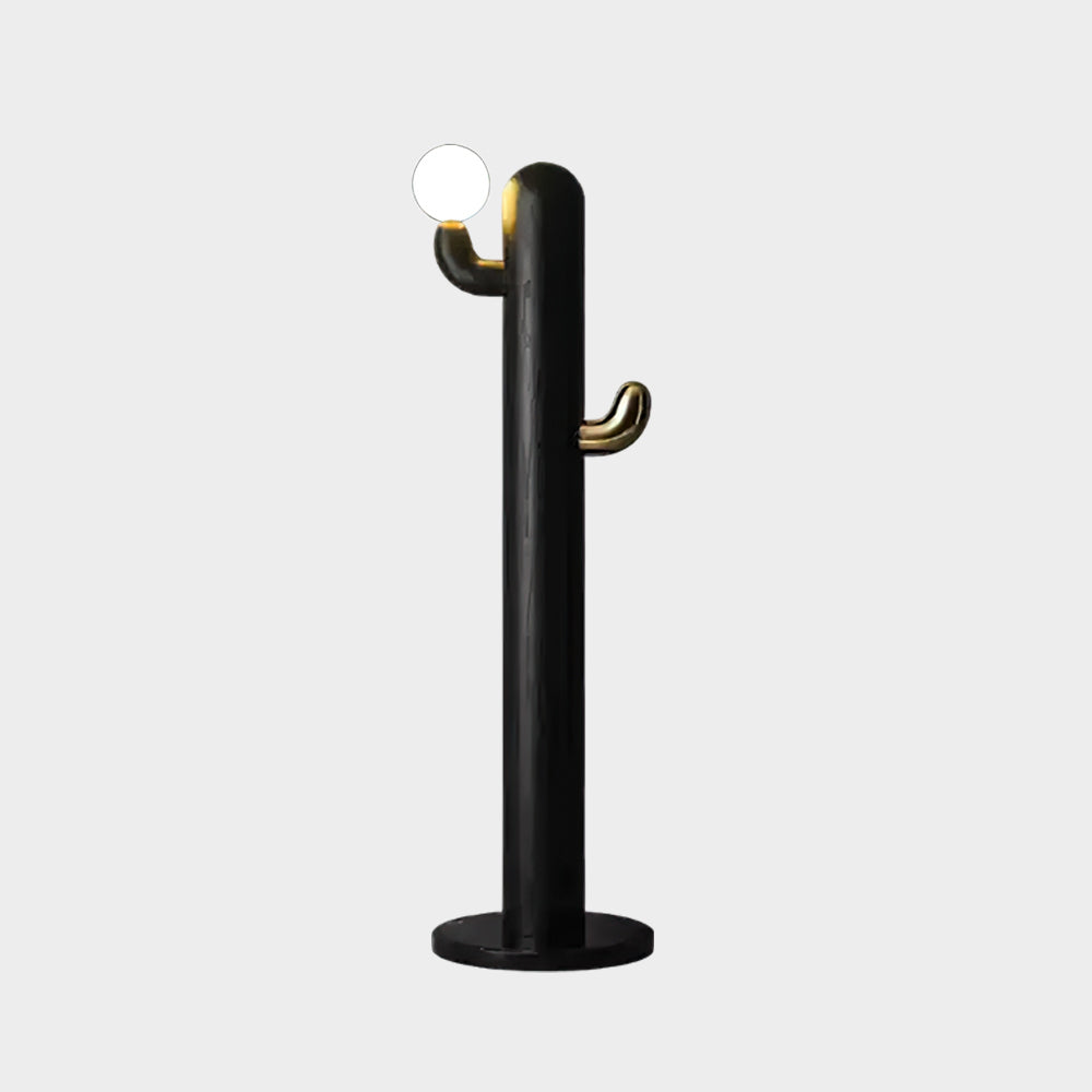 Blaze Cactus Wood Floor Lamp-Neutral Decor