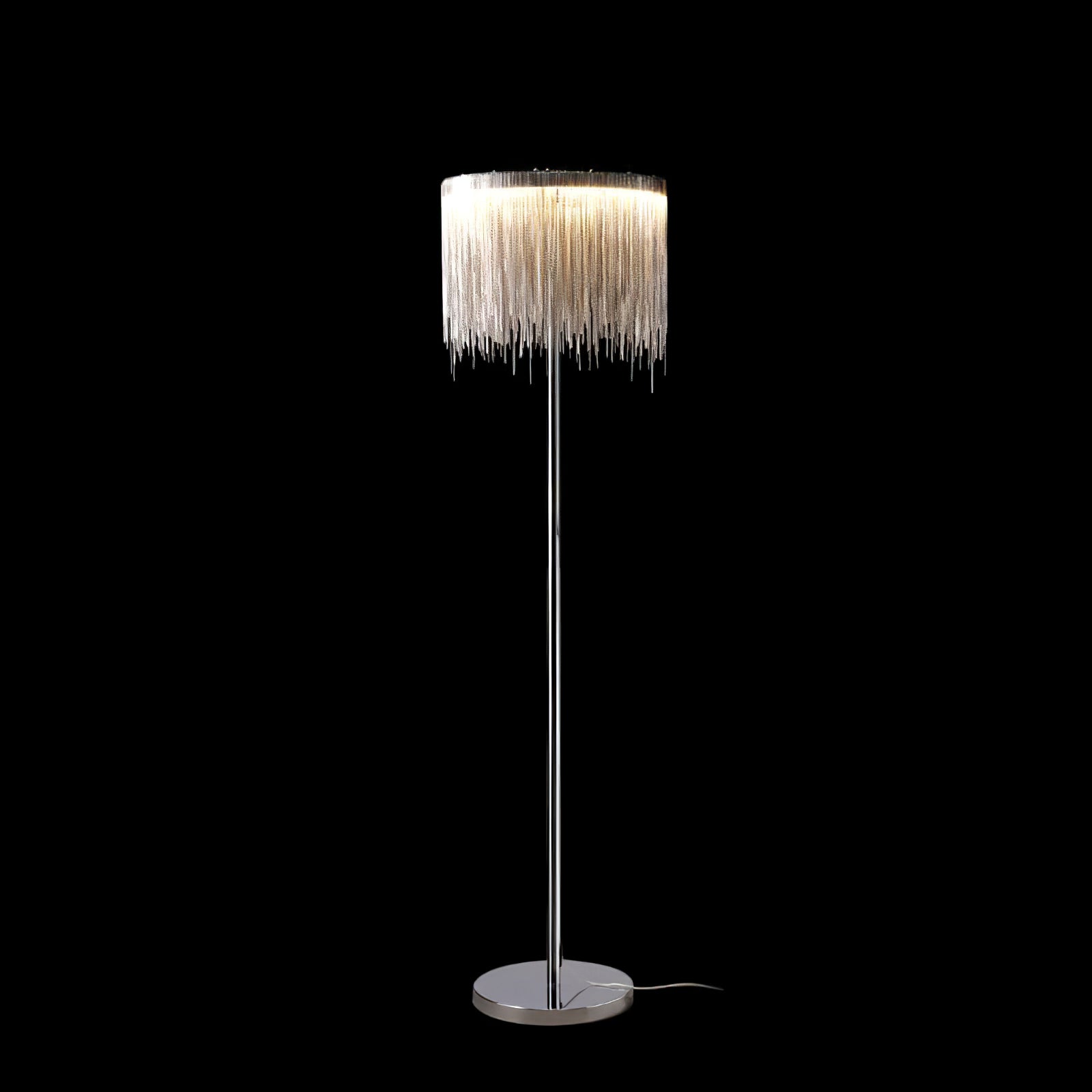 Fringe Cadena Tassel Floor Lamp-Neutral Decor