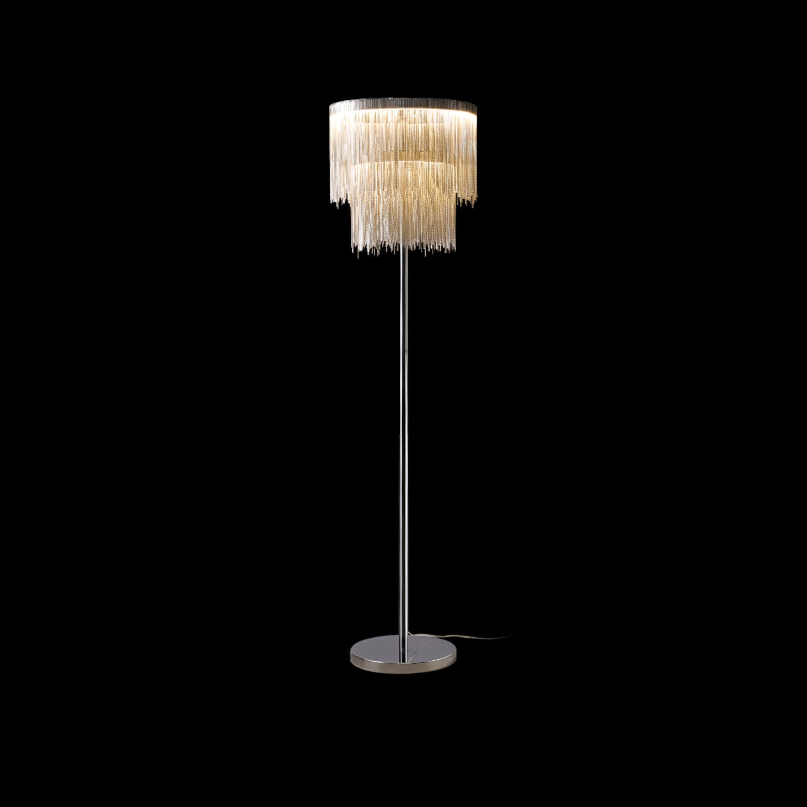 Fringe Cadena Tassel Floor Lamp-Neutral Decor