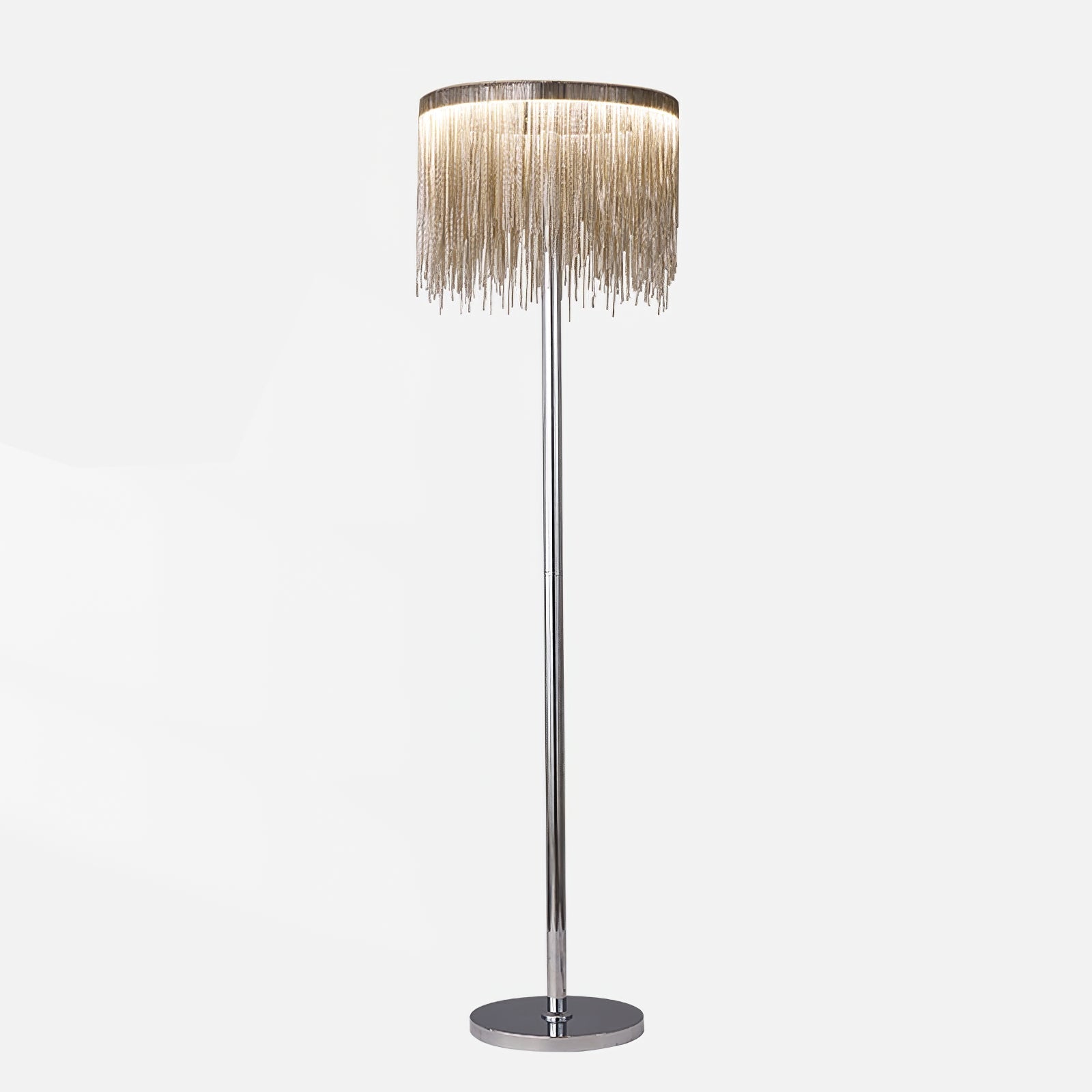 Fringe Cadena Tassel Floor Lamp-Neutral Decor