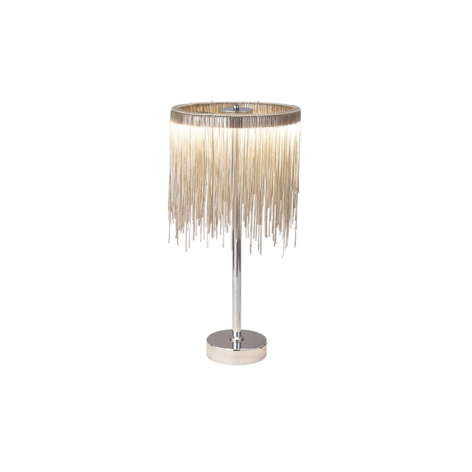 Cascade Cadena Tassel Table Lamp-Neutral Decor