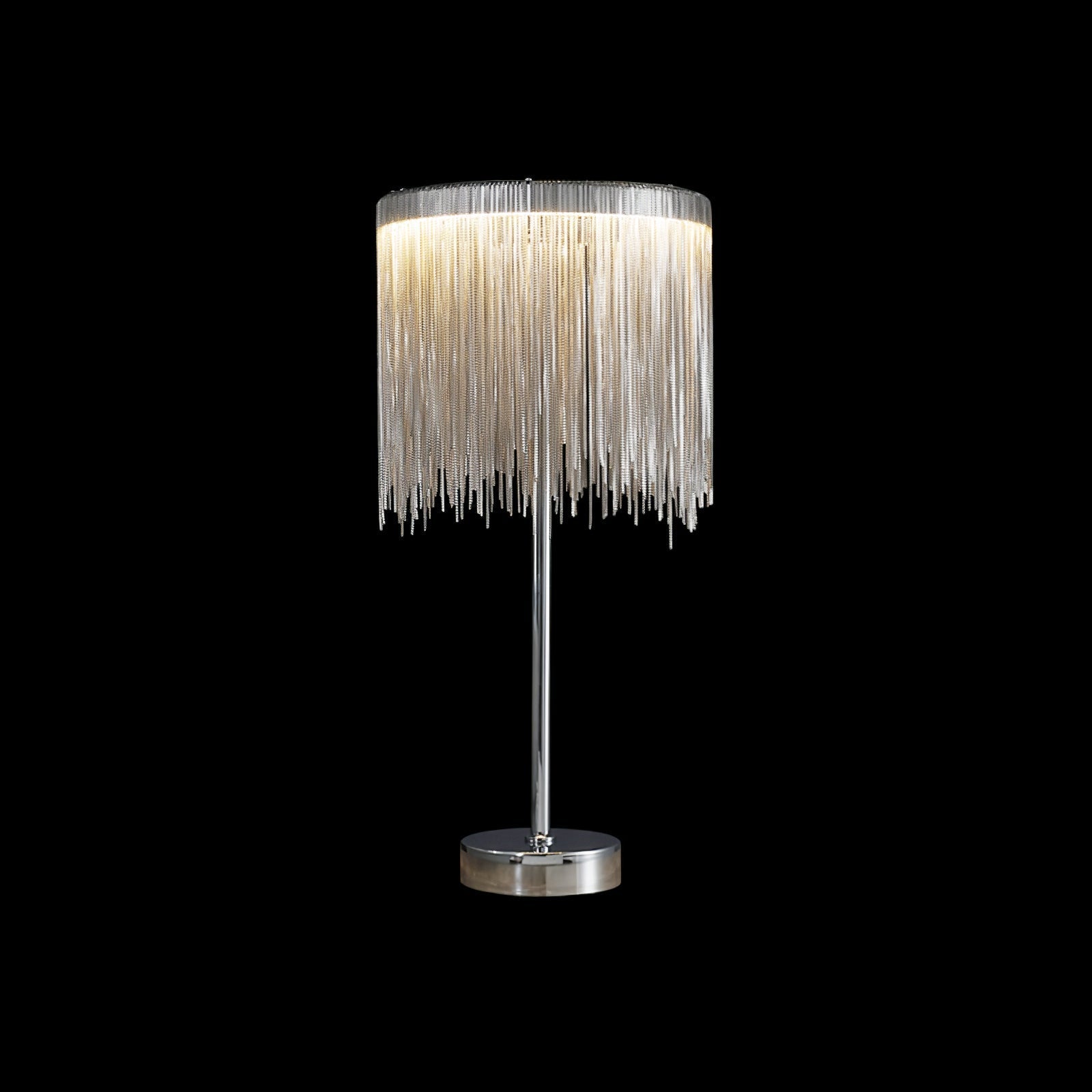 Cascade Cadena Tassel Table Lamp-Neutral Decor