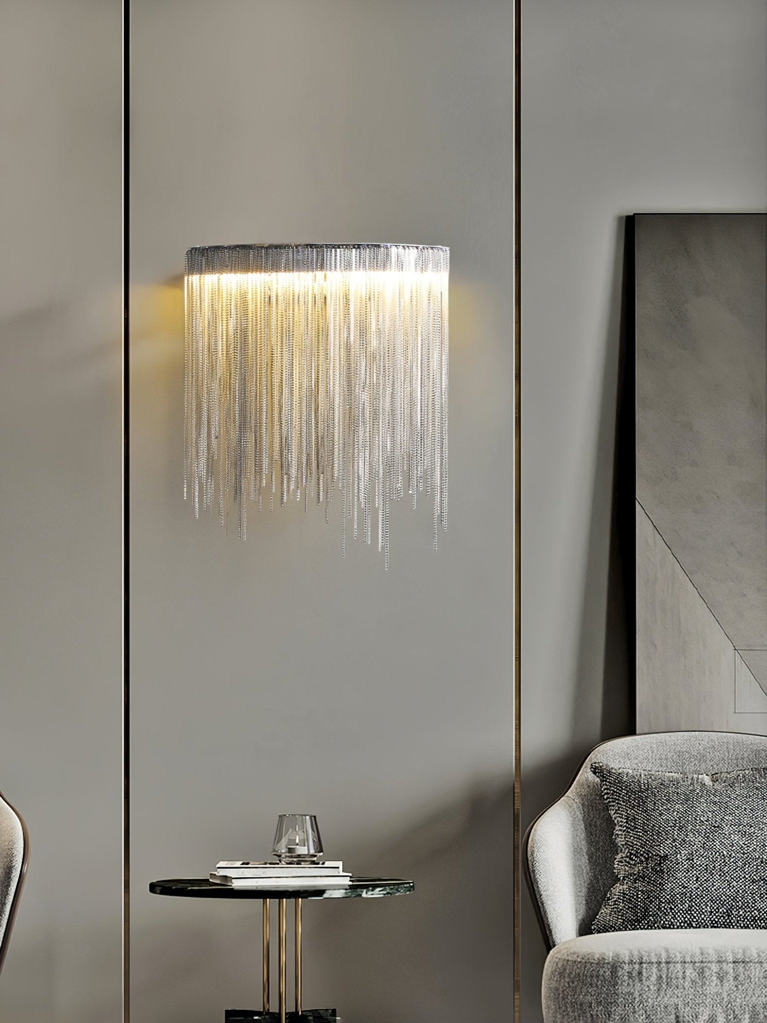 Gove Steel Elegant Wall Lamp-Neutral Decor