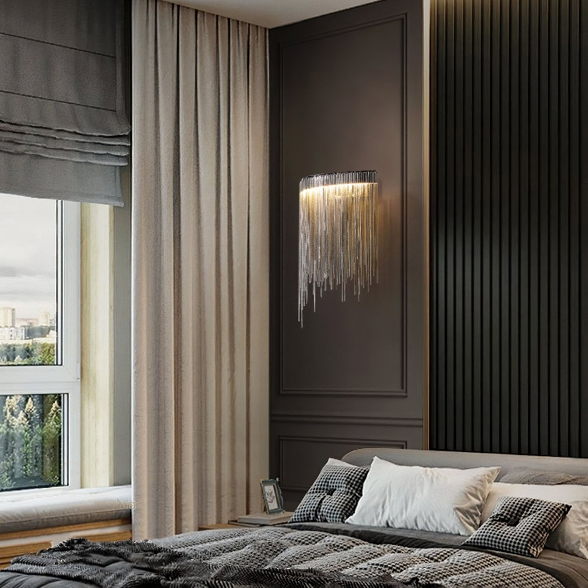 Gove Steel Elegant Wall Lamp-Neutral Decor