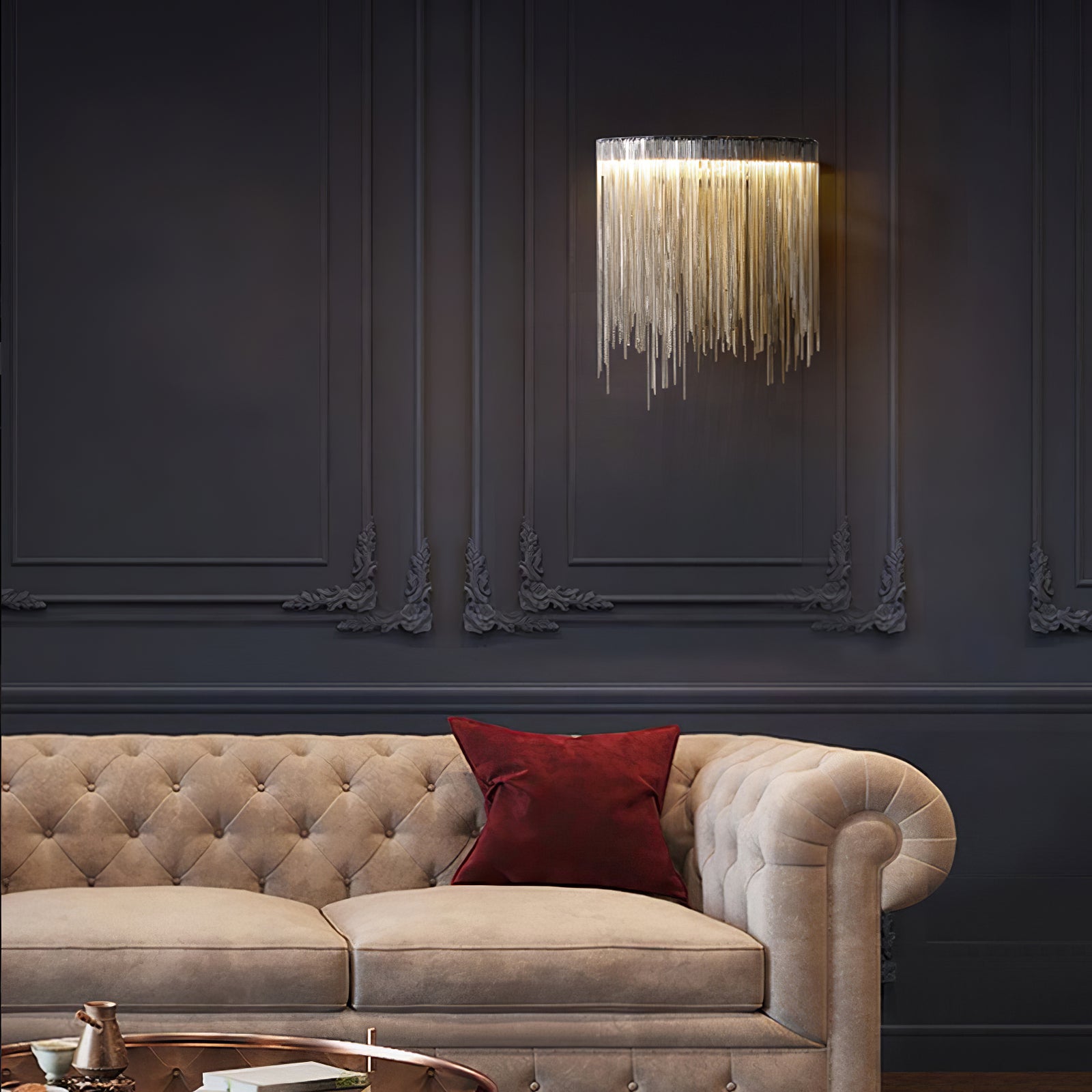Gove Steel Elegant Wall Lamp-Neutral Decor