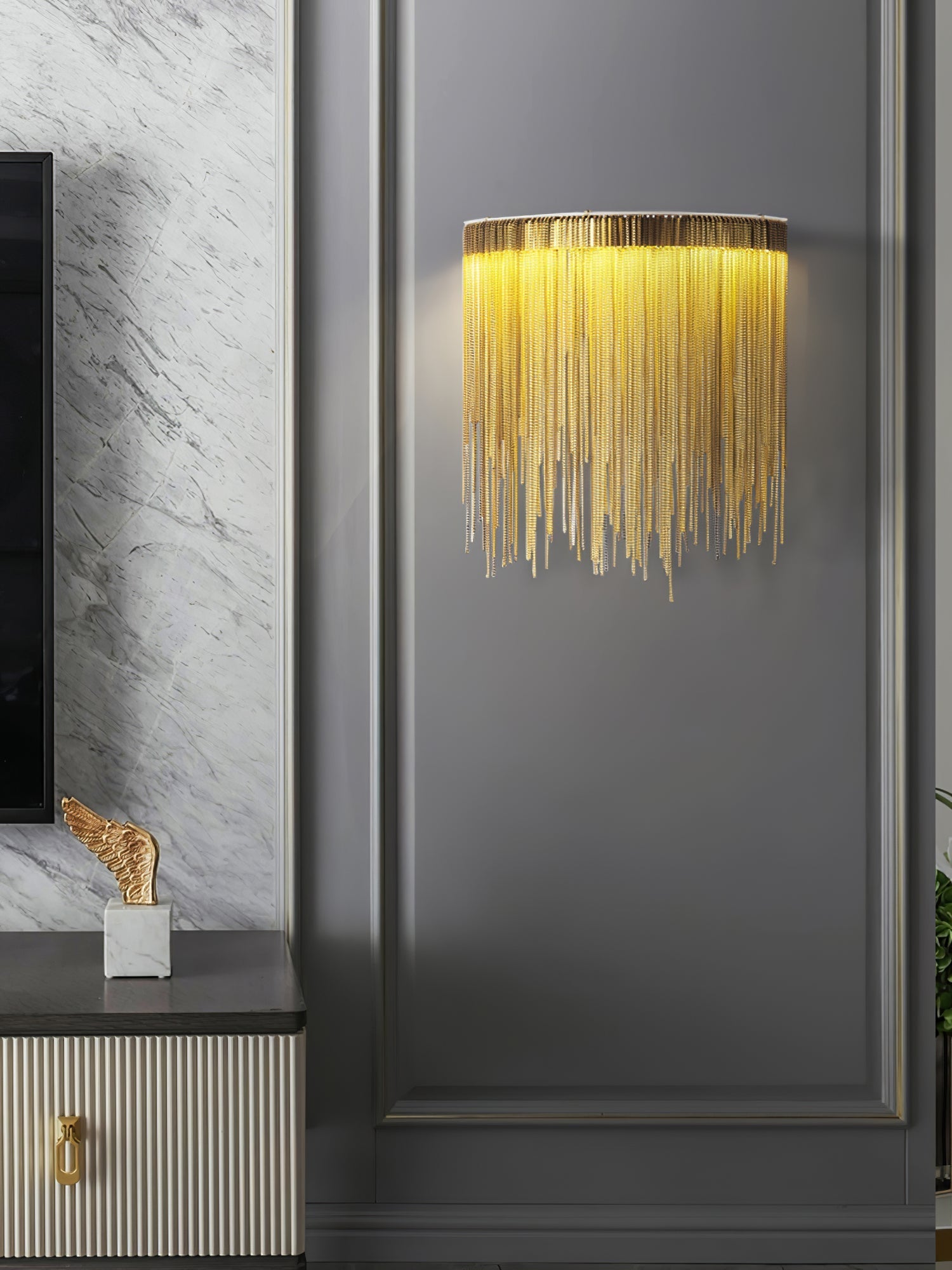 Gove Steel Elegant Wall Lamp-Neutral Decor