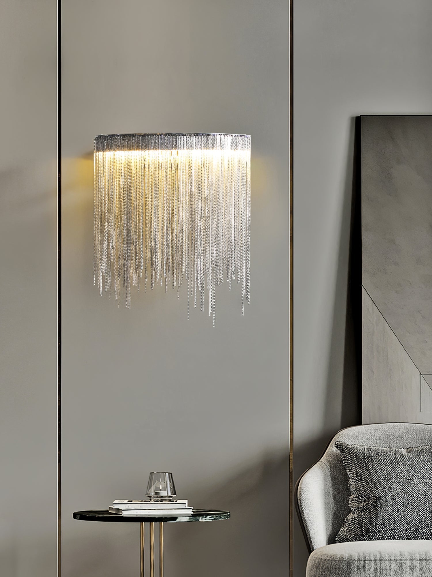 Gove Steel Elegant Wall Lamp-Neutral Decor