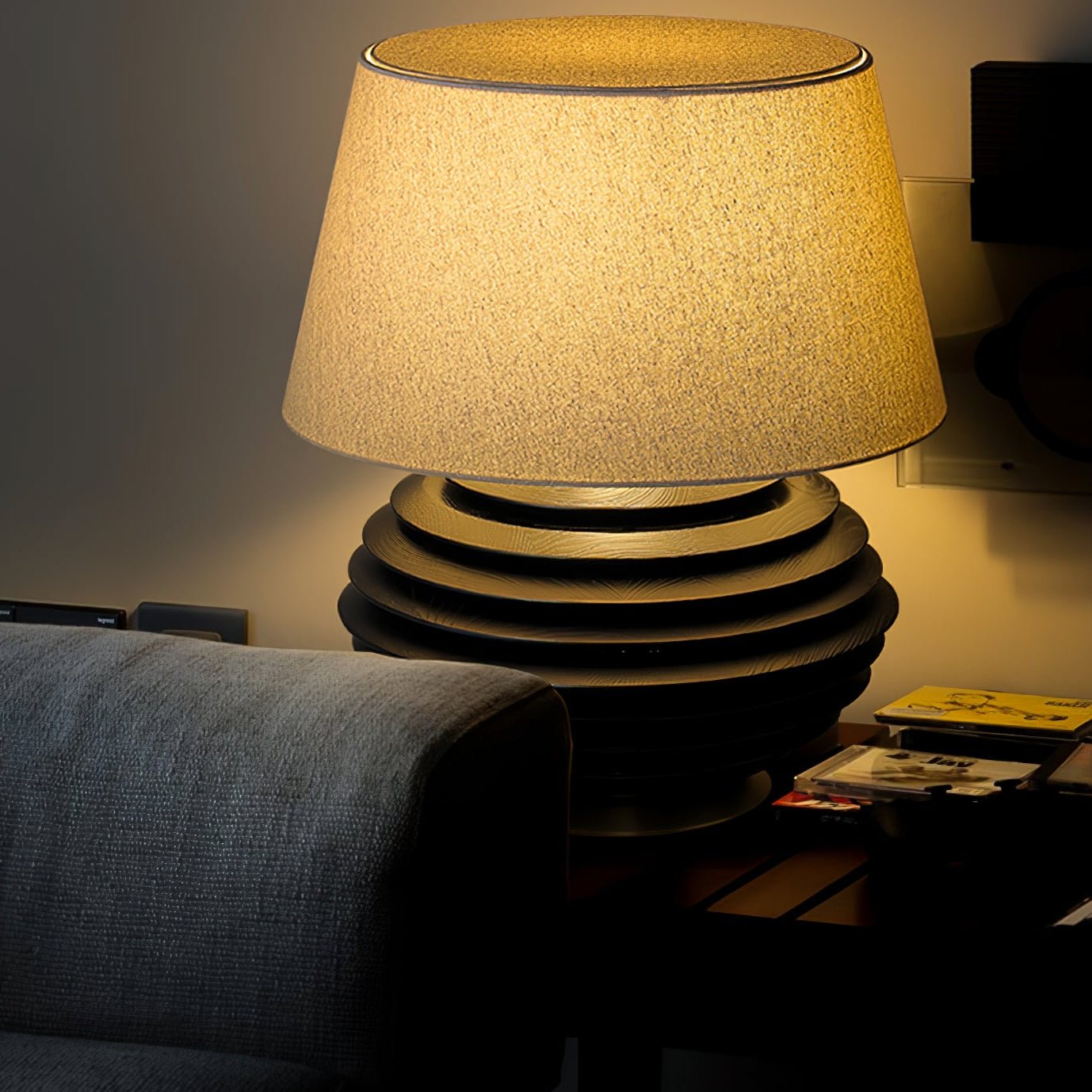 Abby Modern Table Lamp-Neutral Decor